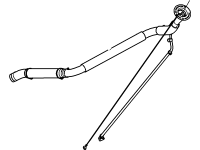 Ford 4C3Z-9034-B Pipe - Fuel Filler 4C3Z-9034-B Ford Pipe - Fuel Filler Illustration 1 of 1