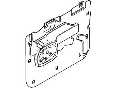 Ford 4L1Z-78237A05-AA Shield - Water Splash, Driver Side 4L1Z-78237A05-AA Ford Shield - Water Splash, Driver Side Illustration 1 of 1