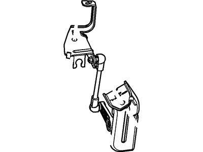 DE9Z-5A967-C Ford Bracket And Lever Assembly Illustration 1 of 1