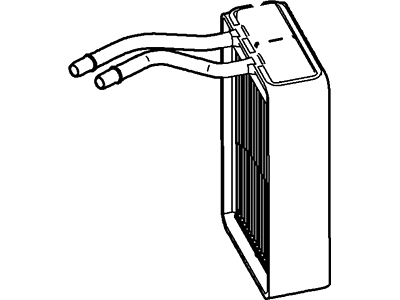 9L3Z-18476-A Ford Core Assembly - Heater Illustration 1 of 1