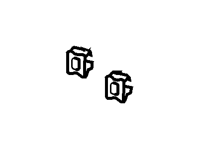 Ford E1AZ-5424146-AA Armrest Clip E1AZ-5424146-AA Ford Armrest Clip Illustration 1 of 1