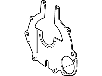 F57Z-7007-A Ford Plate - Cylinder Block Rear Illustration 1 of 1