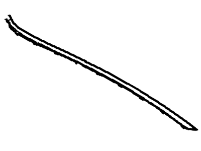 BE8Z-5403137-A Ford Moulding - Windshield, Driver Side Illustration 1 of 1