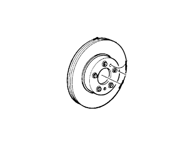 Lincoln Brake Rotor - F8VZ-1125-AA