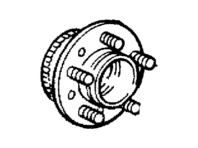 Lincoln F8AZ-1104-AA Hub Assembly - Wheel