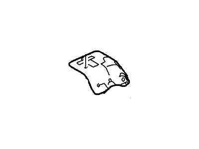 Ford 4R3Z-5G221-RH Shield, Passenger Side 4R3Z-5G221-RH Ford Shield, Passenger Side Illustration 1 of 1
