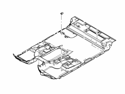Ford BL3Z-1613000-AA Carpet - Floor BL3Z-1613000-AA Ford Carpet - Floor Illustration 1 of 1