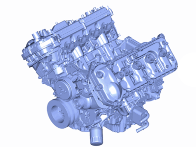 JR3Z-6006-C Ford Long Block Illustration 1 of 1