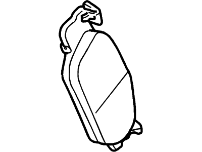 3W7Z-2001-BA Ford Kit - Brake Shoe Illustration 1 of 1