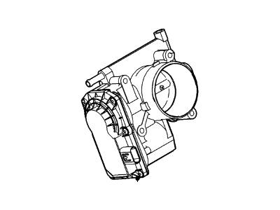 Mercury Throttle Body - 6E5Z-9E926-BA