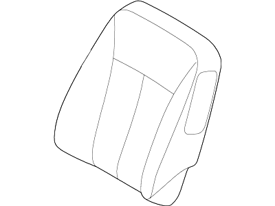 Ford CT4Z-7864416-GD Cover Assy - Seat Back