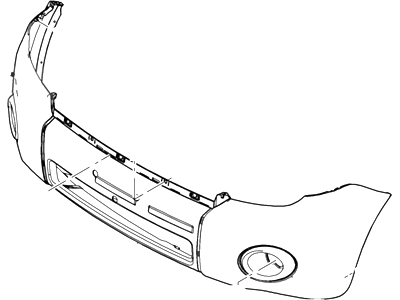 Ford 8L8Z-17D957-BPTM Bumper Assembly - Front 8L8Z-17D957-BPTM Ford Bumper Assembly - Front Illustration 1 of 1