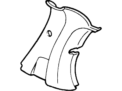 Mercury XF5Z-1229004-AAD Moulding Assembly - Rear