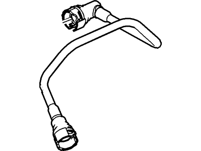 4S4Z-6A664-AA Ford Hose - Vent Illustration 1 of 1