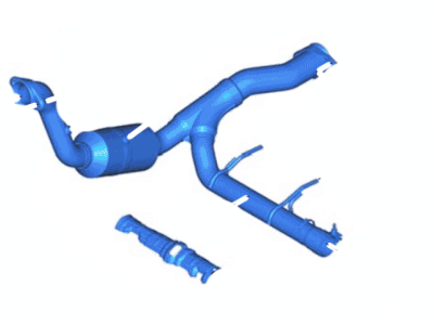 FL3Z-5E212-L Ford Catalytic Converter, Passenger Side Illustration 1 of 1
