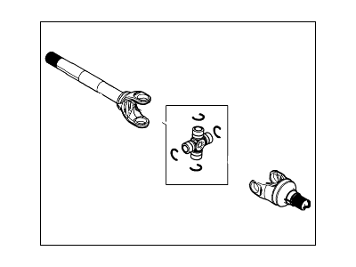 Ford AC3Z-3220-A Shaft - Front Axle