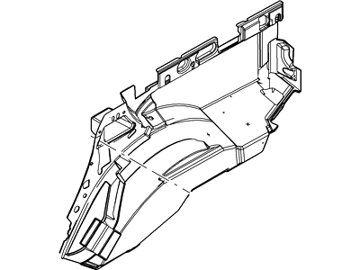Ford 7L1Z-7828082-A Insulator - Wheelhouse, Passenger Side 7L1Z-7828082-A Ford Insulator - Wheelhouse, Passenger Side Illustration 1 of 1