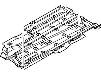 AE8Z-115A74-B Ford Shield, Driver Side Illustration 1 of 1
