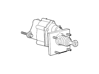 6U9Z-2005-A Ford Booster Assembly - Brake Illustration 1 of 1