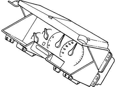 Lincoln 1F3Z-10849-AA Instrument Cluster