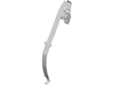 Ford CJ5Z-78611B64-AE Seat Belt Assembly, Center CJ5Z-78611B64-AE Ford Seat Belt Assembly, Center Illustration 1 of 1