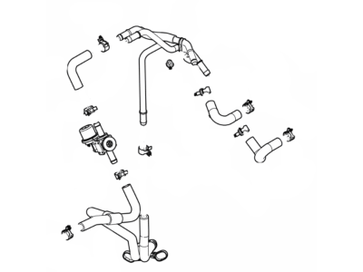 Ford 6L2Z-18C553-B Hose Assembly 6L2Z-18C553-B Ford Hose Assembly Illustration 1 of 1