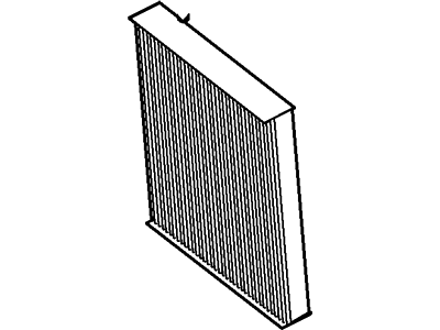 4R3Z-19N619-AA Ford Filter - Odour And Particles Illustration 1 of 1