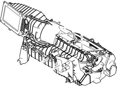 AR3Z-19850-D Ford Evaporator Assembly Illustration 1 of 1