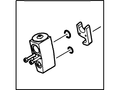 Ford BR3Z-19849-A Valve Assembly - Evaporator Expansion BR3Z-19849-A Ford Valve Assembly - Evaporator Expansion Illustration 1 of 1
