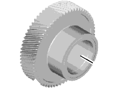Ford AV6Z-7144-A Gear - Countershaft Cluster AV6Z-7144-A Ford Gear - Countershaft Cluster Illustration 1 of 1