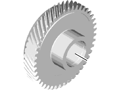 Ford AV6Z-7137-A Gear - Countershaft 3Rd Speed AV6Z-7137-A Ford Gear - Countershaft 3Rd Speed Illustration 1 of 1