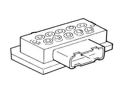 Lincoln Town Car ABS Control Module - F6AZ-2C219-AA
