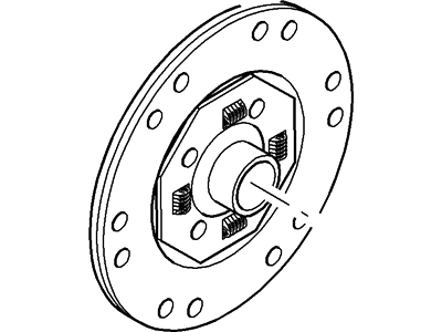 Ford 7S4Z-7550-A Disc Assembly - Clutch