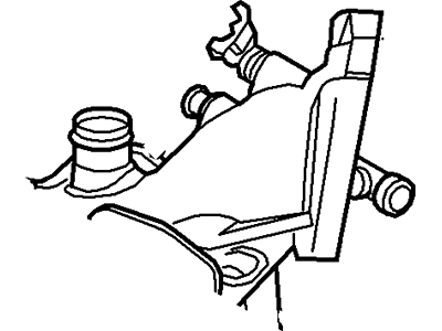 Lincoln 3W4Z-9A589-AB Elbow - Induction Manifold