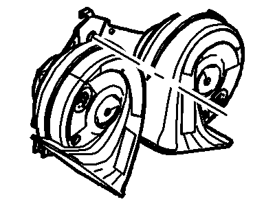 Ford DA5Z-13832-A Horn Assy