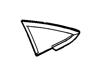 Ford BE8Z-5429711-A Glass - Body Side Panel - Fixed