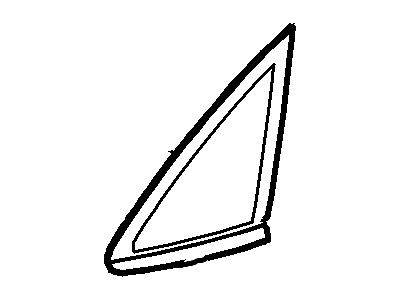 Ford BE8Z-5429711-B Glass - Quarter Window