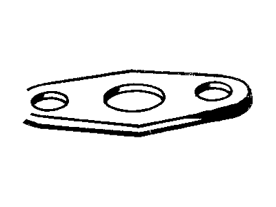 Ford XL2Z-6626-AA Gasket XL2Z-6626-AA Ford Gasket Illustration 1 of 1