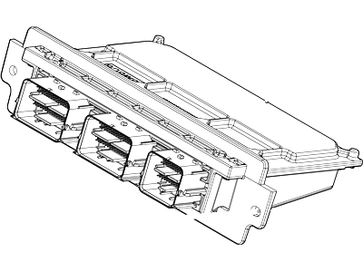 DB5Z-12A650-UB Ford Module - Engine Control - Eec V Illustration 1 of 1