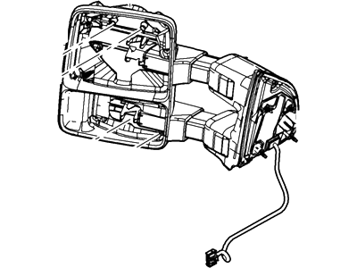 Ford 7C3Z-17682-CA Mirror Assembly - Rear View Outer, Passenger Side 7C3Z-17682-CA Ford Mirror Assembly - Rear View Outer, Passenger Side Illustration 1 of 1
