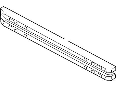 5S4Z-5810812-AA Ford Cross Member Assembly - Front/Lower Illustration 1 of 1