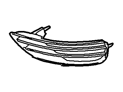Ford 5S4Z-15266-AA Bezel, Driver Side 5S4Z-15266-AA Ford Bezel, Driver Side Illustration 1 of 1