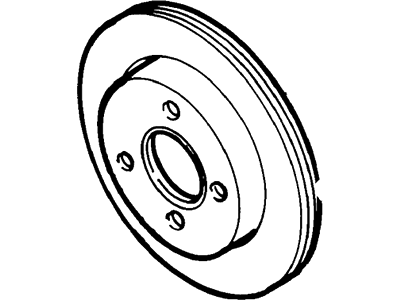Mercury F7RZ-2C026-CA Rotor Assembly - Brake