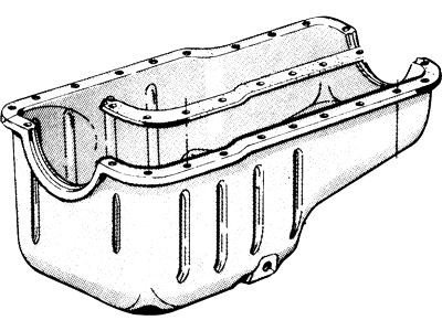 Mercury F33Z-6675-A Pan Assembly - Engine Oil