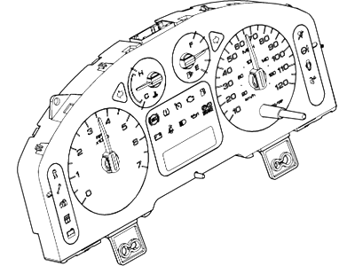 Mercury 5G1Z-10849-EA Instrument Cluster