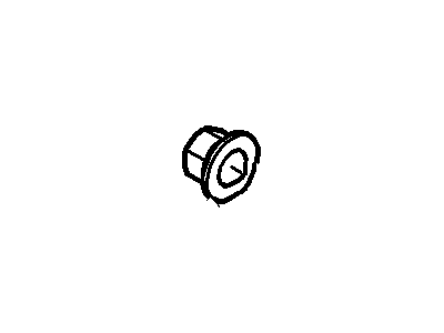 Ford -N802827-S427 Nut - Hexagon - Flanged -N802827-S427 Ford Nut - Hexagon - Flanged Illustration 1 of 1