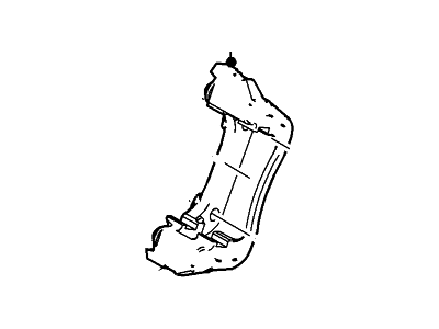 CG1Z-2B511-A Ford Plate Assembly - Brake Back Illustration 1 of 1