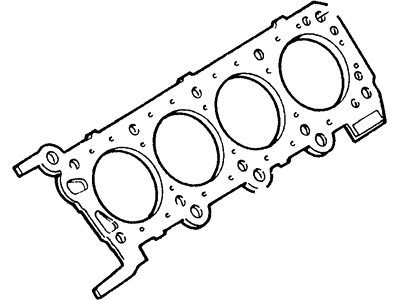 4F2Z-6051-BA Ford Gasket - Cylinder Head, Driver Side Illustration 1 of 1