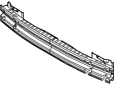 BR3Z-17757-A Ford Bumper Assembly - Front Illustration 1 of 1