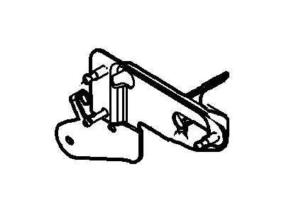 BA1Z-14C022-A Ford Bracket Illustration 1 of 1